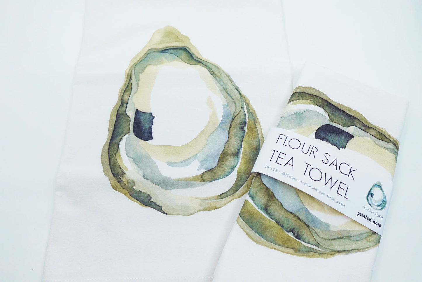 Flower Sack Tea Towel - Southern Salts Oyster